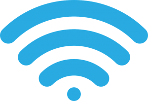 Blue Wireless Signal