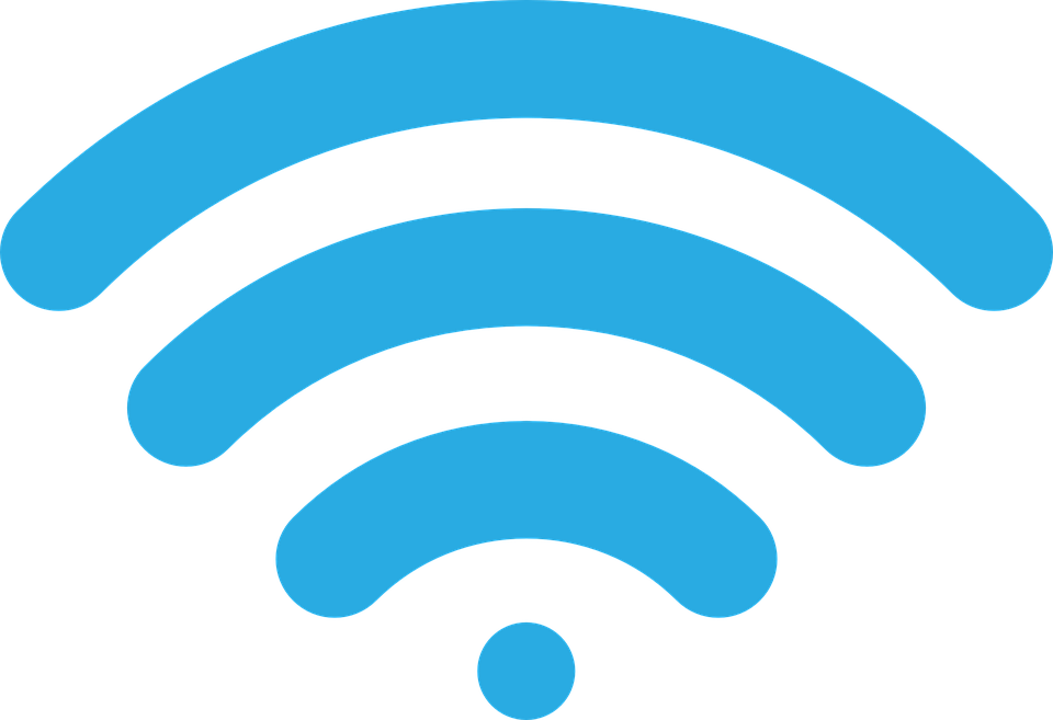 Blue Wireless Signal
