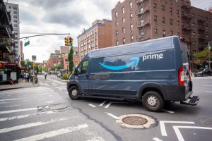 Amazon fleet van