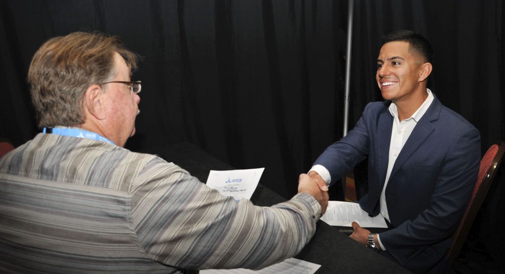 Hiring handshake
